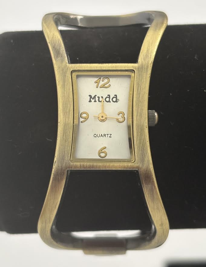 Bronze Bangle Cuff Watch
