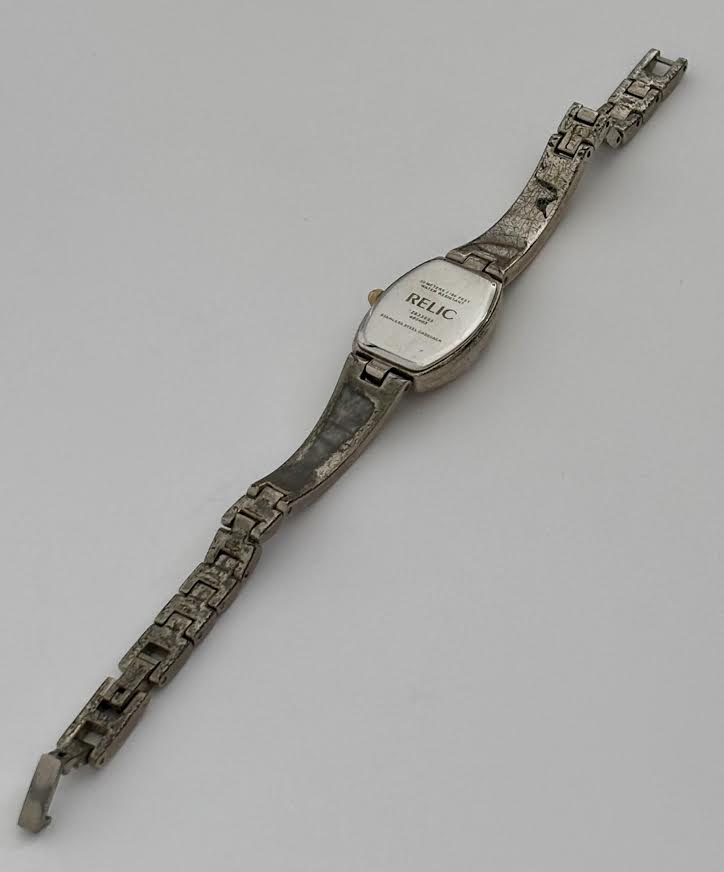 Square Dual-tone Medieval Style Watch
