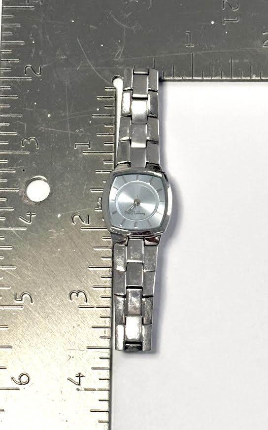 Chunky Icy Silver Y2K Kenneth Cole Watch