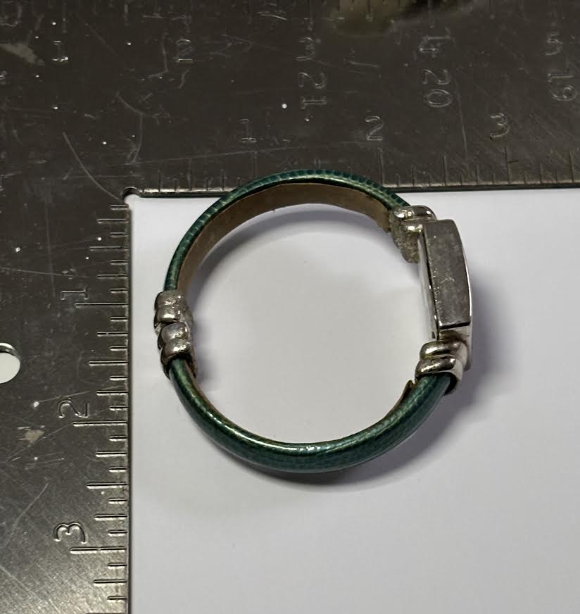 Unique Green and Silver Gruen Watch