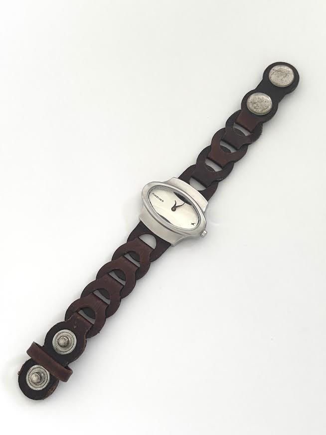 Unique Brown Leather Watch