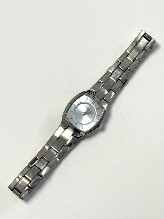 Chunky Icy Silver Y2K Kenneth Cole Watch