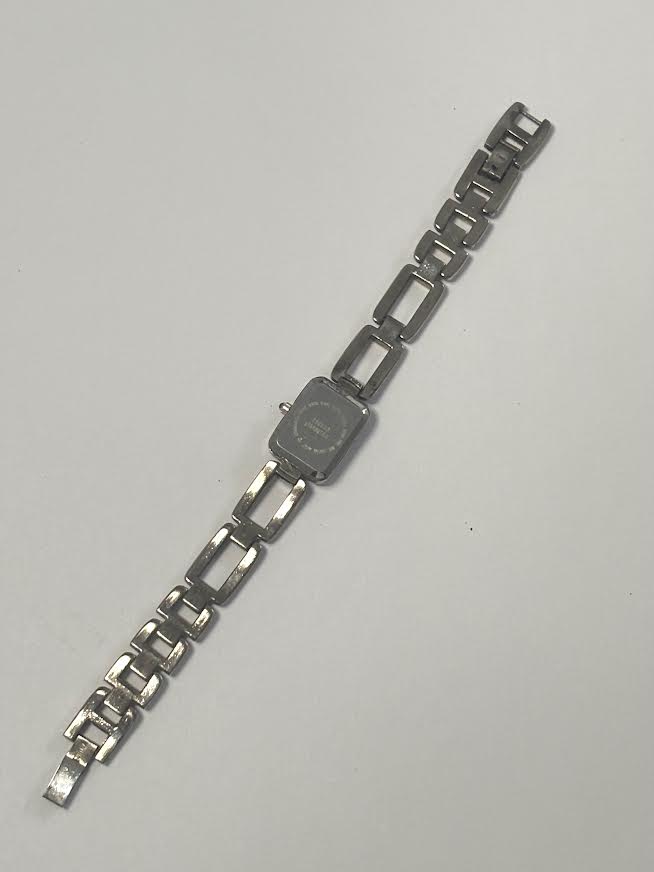 Vintage Silver and Pearlescent Vanderbilt Watch