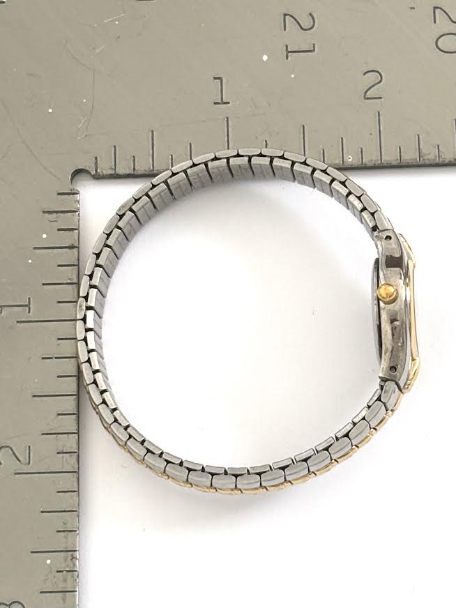 Small Expandable Two-Tone Watch