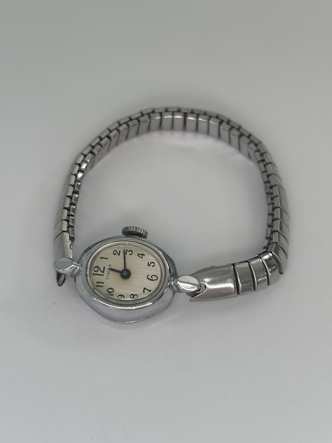 Tiny Expandable Silver Watch