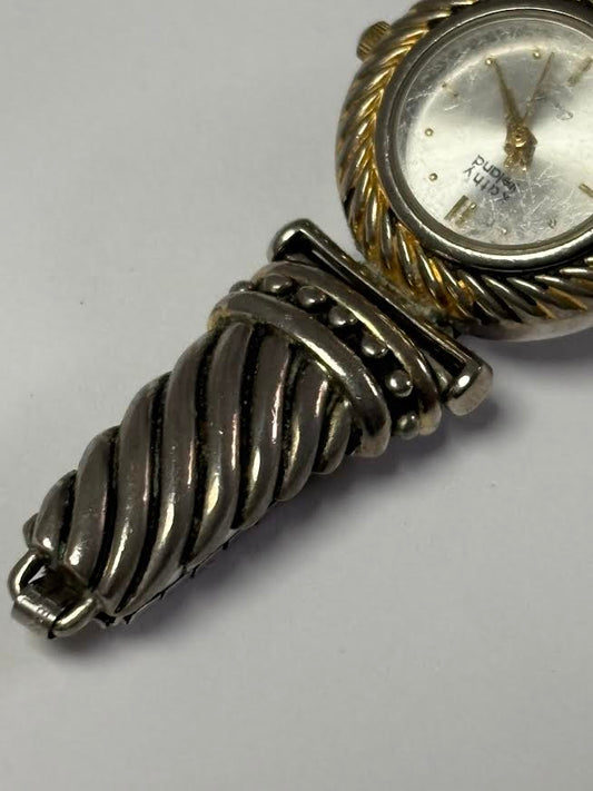 90's Expandable Dual-tone Kathy Ireland watch