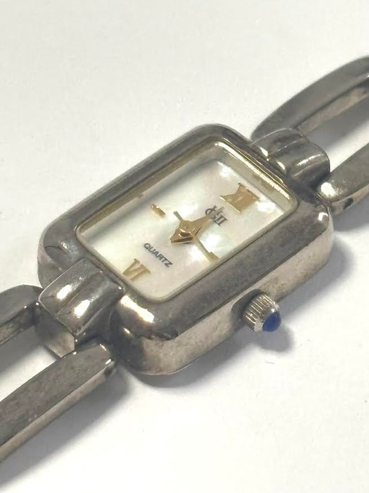 Vintage Silver and Pearlescent Vanderbilt Watch