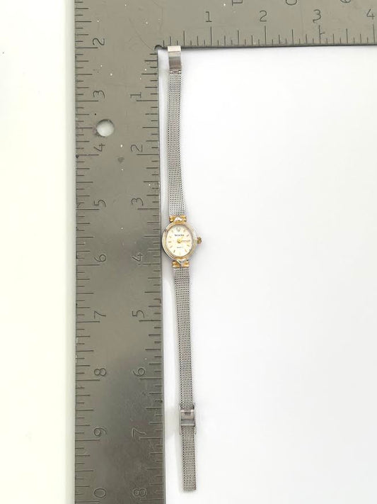 Silver and Gold Heart Watch