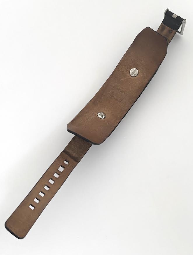 Black and Silver Deisel Tank Cuff Watch