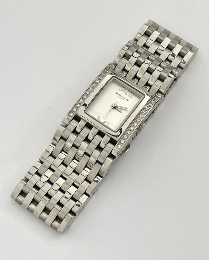 Silver and Rhinestone Kenneth Cole Watch