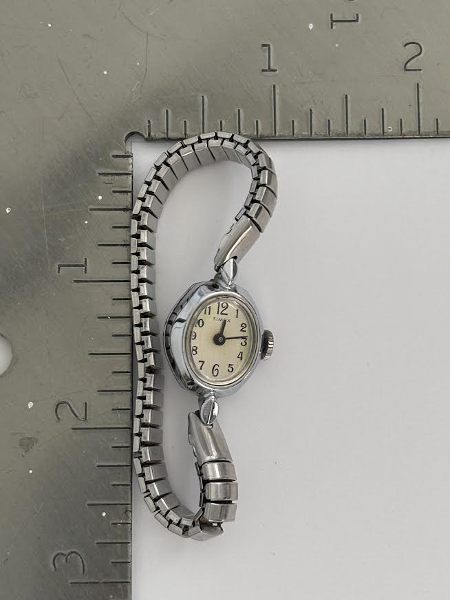 Tiny Expandable Silver Watch
