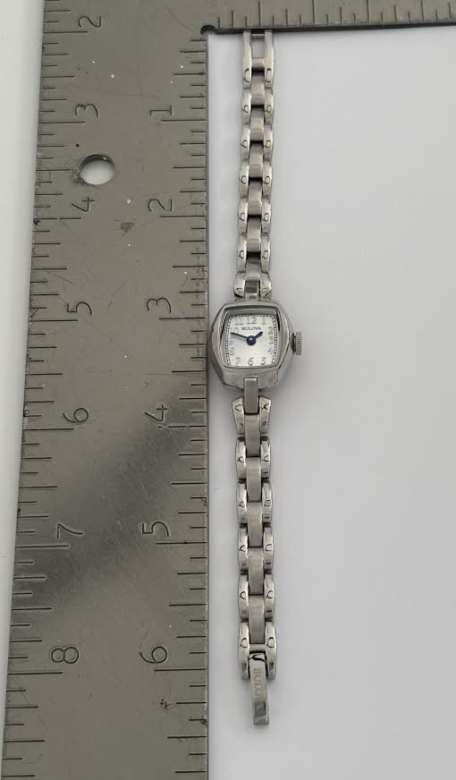 Silver on Silver Bulova Watch