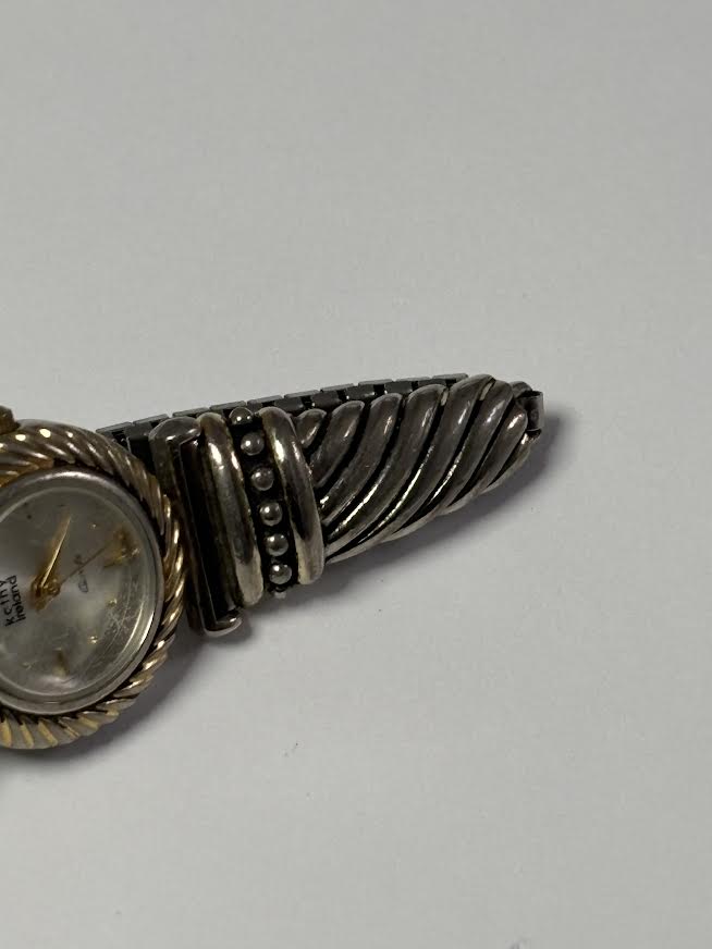 90's Expandable Dual-tone Kathy Ireland watch