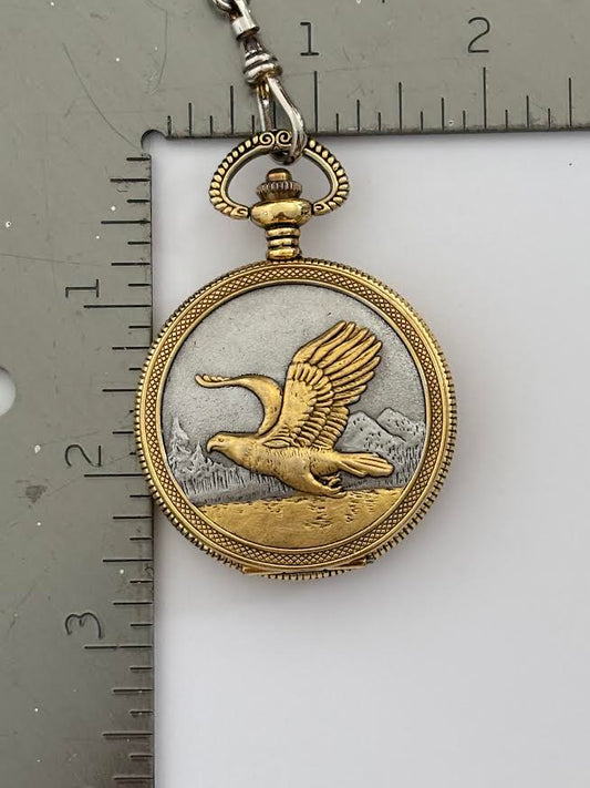 Golden Eagle Pocket Watch