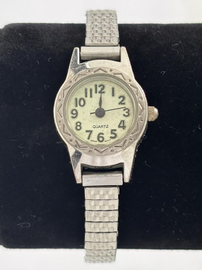 Dainty Silver Expandable Watch