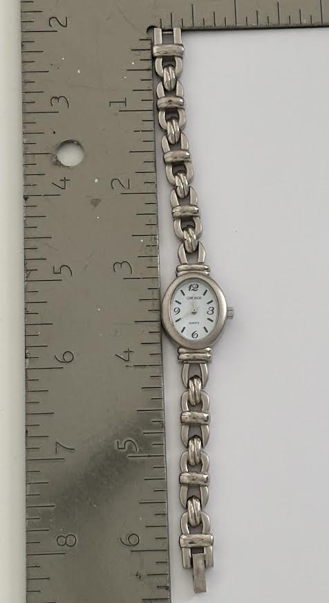 Silver Barbed Wire Band Watch