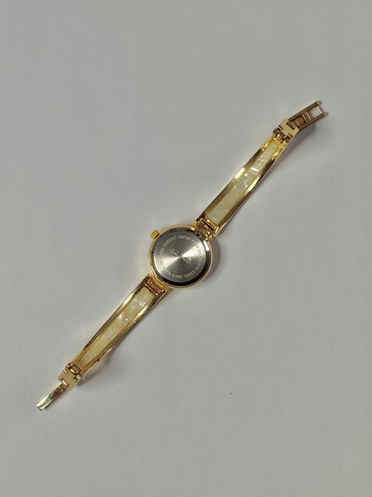 Gold and Mother of Pearl Watch