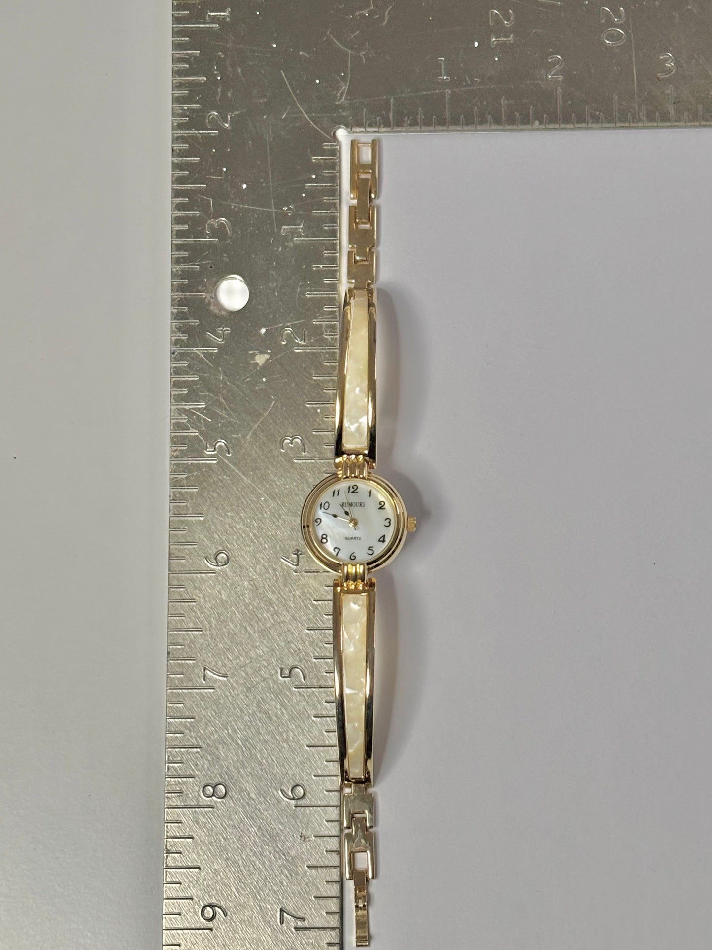 Gold and Mother of Pearl Watch