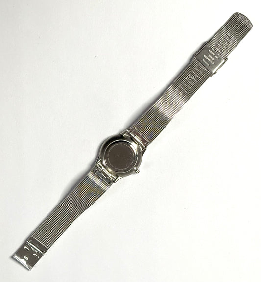 Silver and Black Skagen Watch