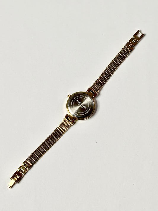 Gold and Crystal Watch