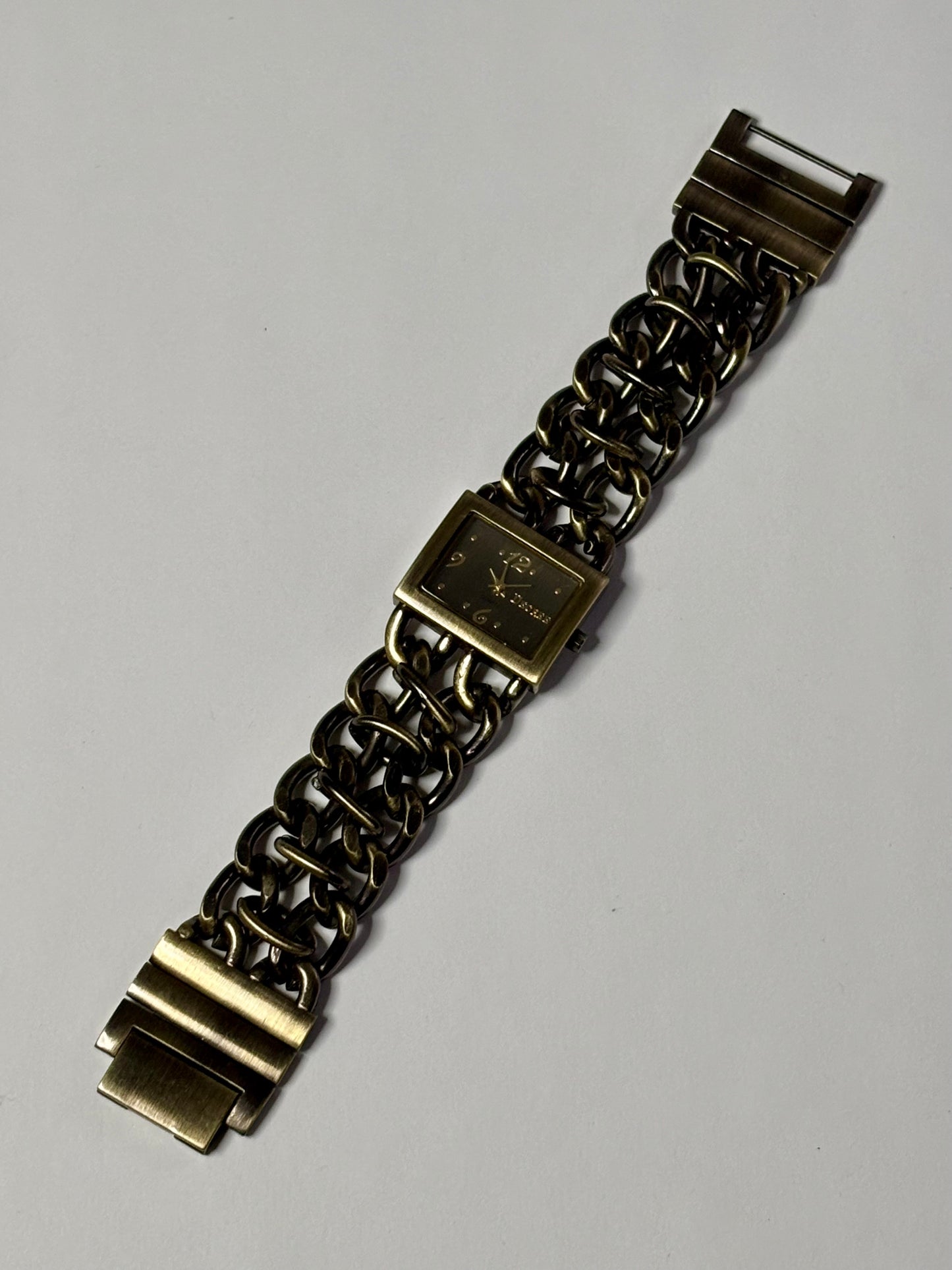 Chunky Chain Square Watch