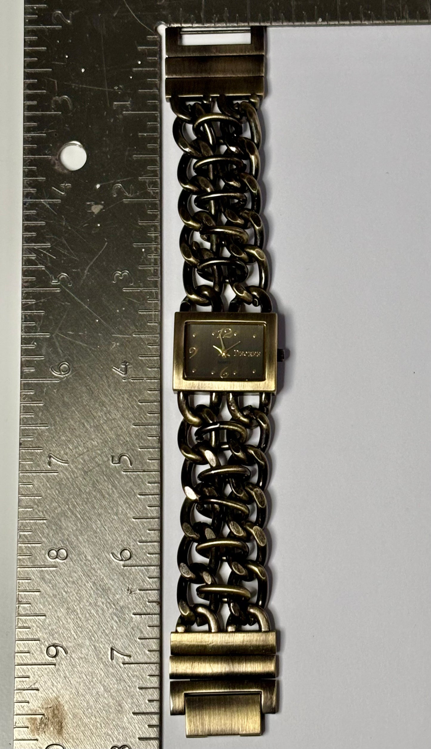 Chunky Chain Square Watch
