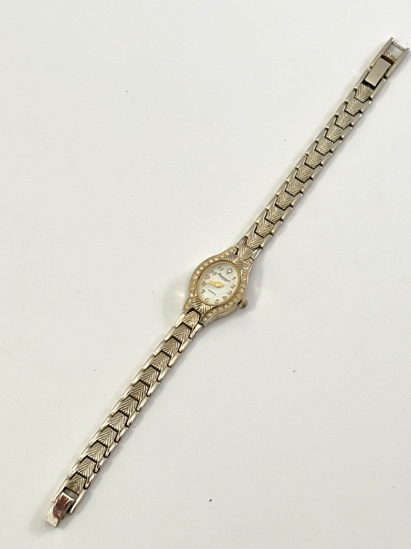 Ornate Gold and Rhinestone Watch