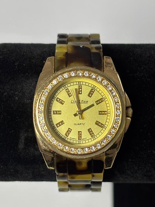 Chunky Tortoise Shell Watch