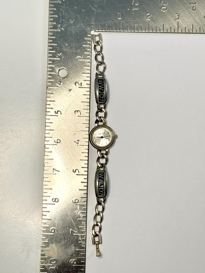 Delicate Silver What Would Jesus Do Watch