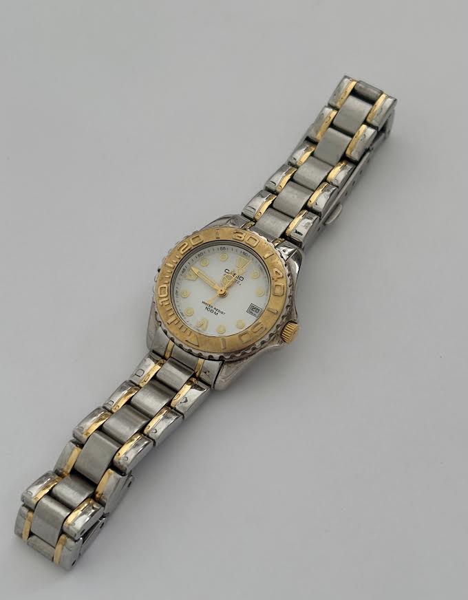 1990's Dual-tone Casio Watch