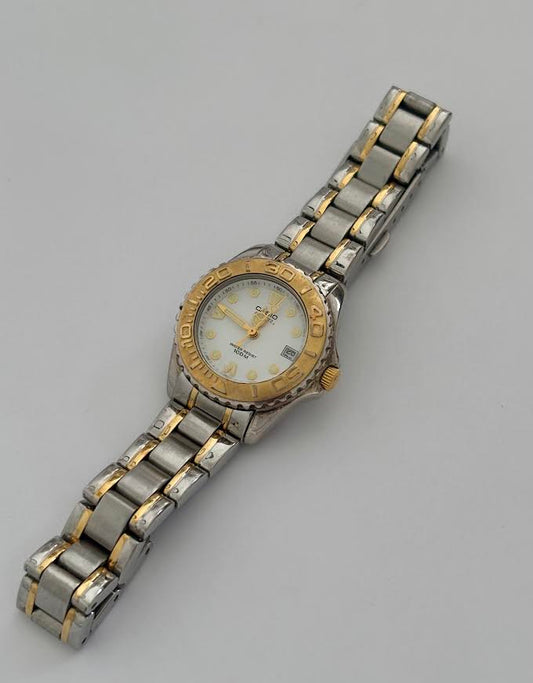 1990's Dual-tone Casio Watch