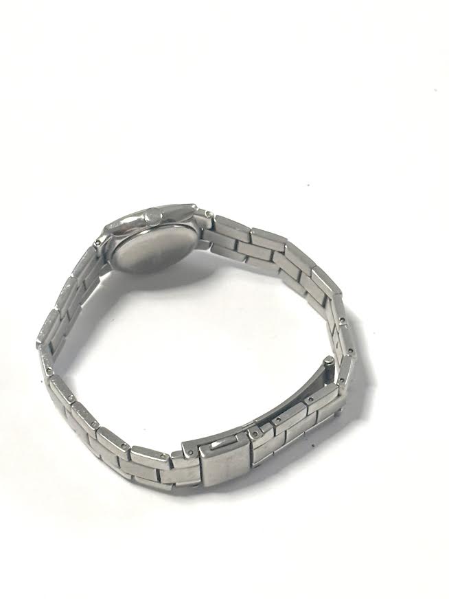 Chunky Icy Silver Y2K Kenneth Cole Watch