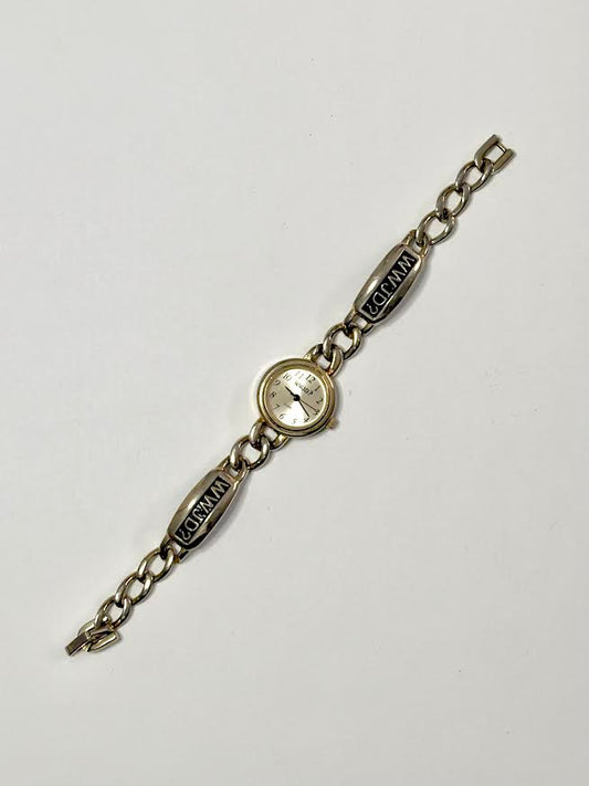 Delicate Silver What Would Jesus Do Watch