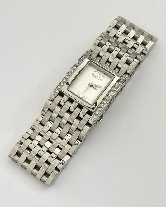 Silver and Rhinestone Kenneth Cole Watch