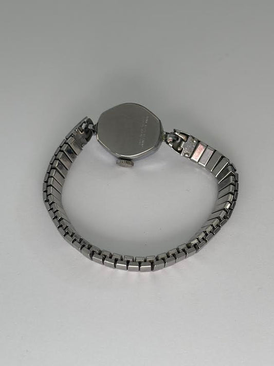 Tiny Expandable Silver Watch