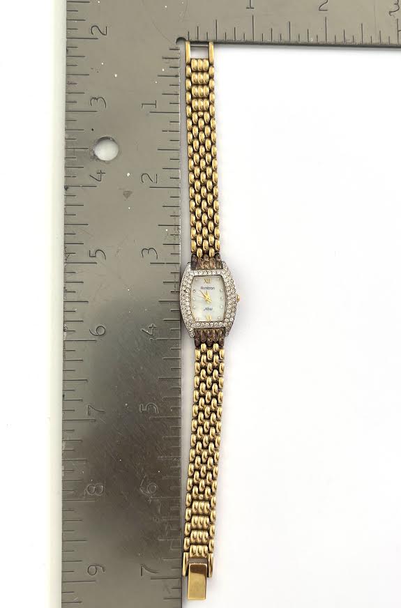 1980's Gold Link Bracelet Band Watch
