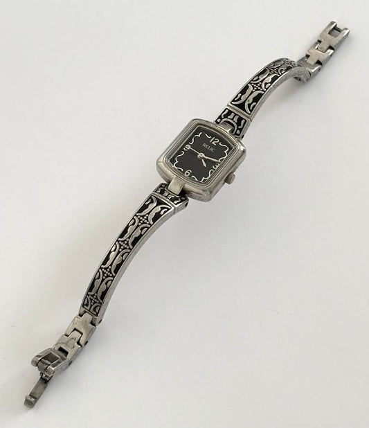 Black and Silver Detailed Watch