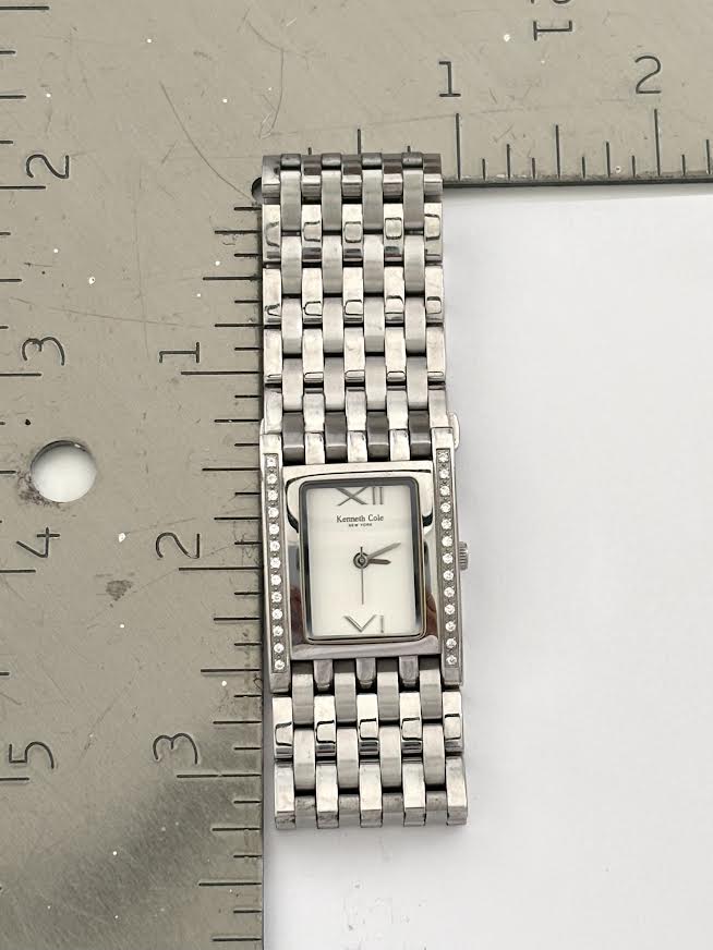 Silver and Rhinestone Kenneth Cole Watch