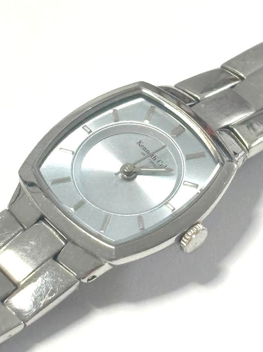 Chunky Icy Silver Y2K Kenneth Cole Watch
