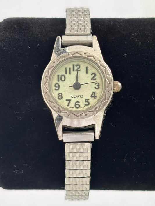 Dainty Silver Expandable Watch
