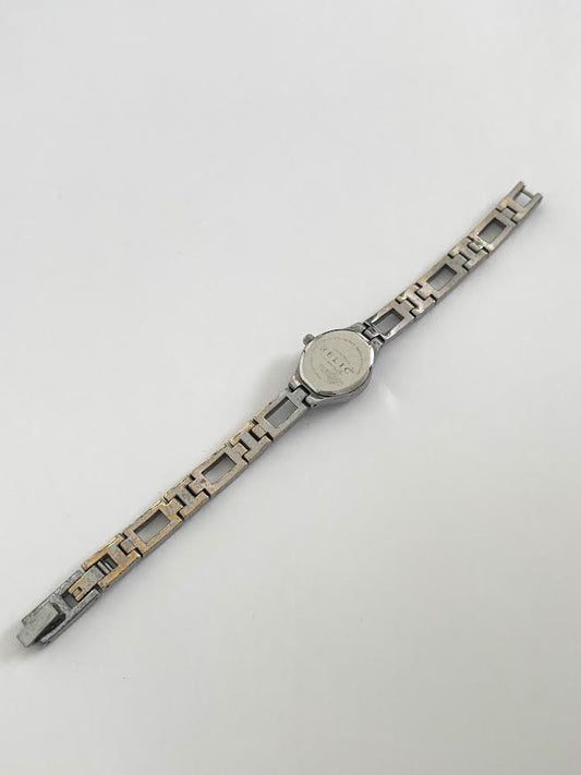 Blue and Silver Open Chain Watch