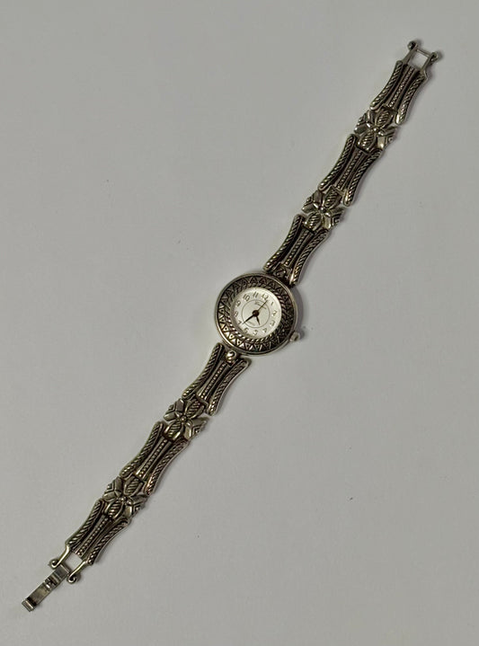 Ornate Silver Watch