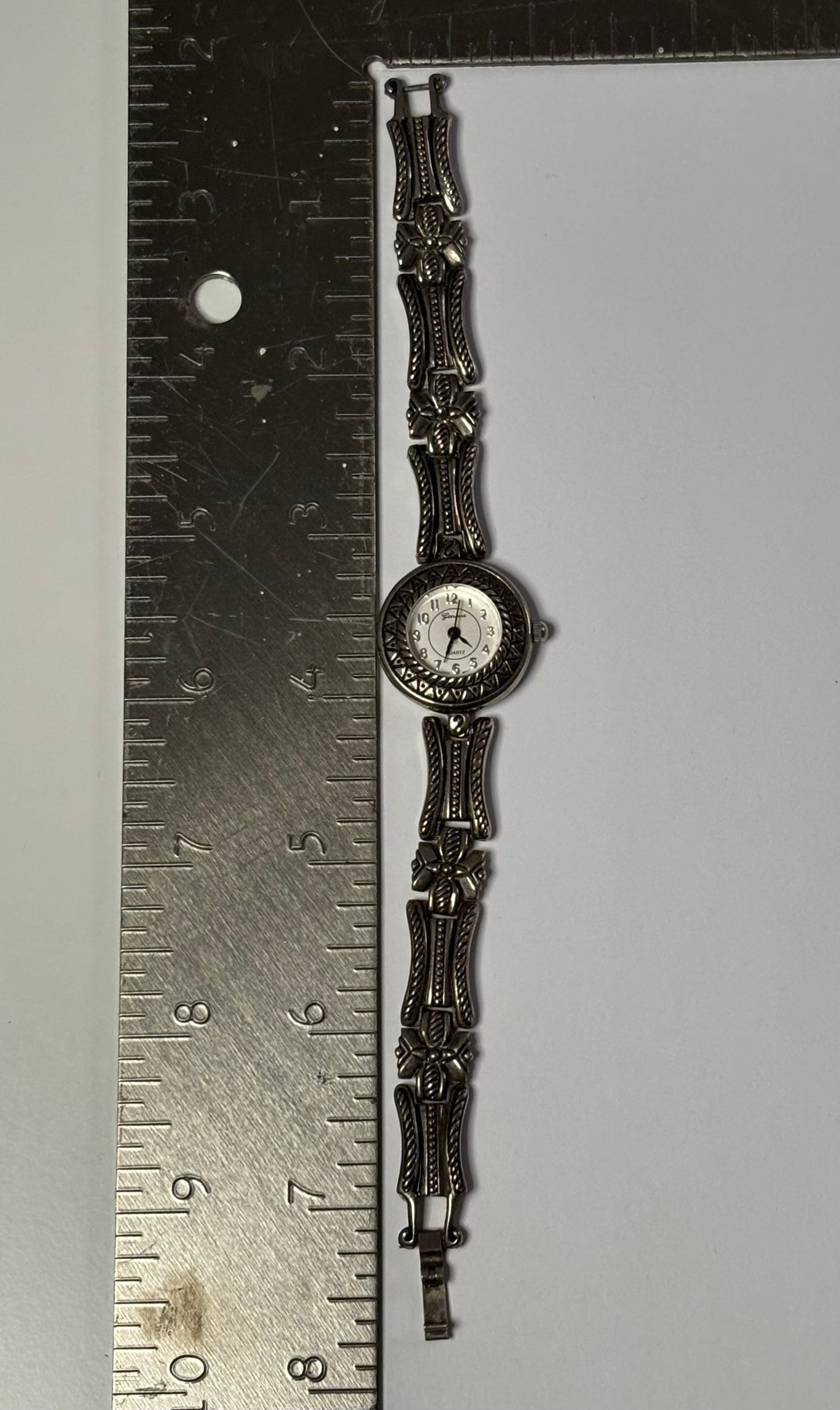 Ornate Silver Watch