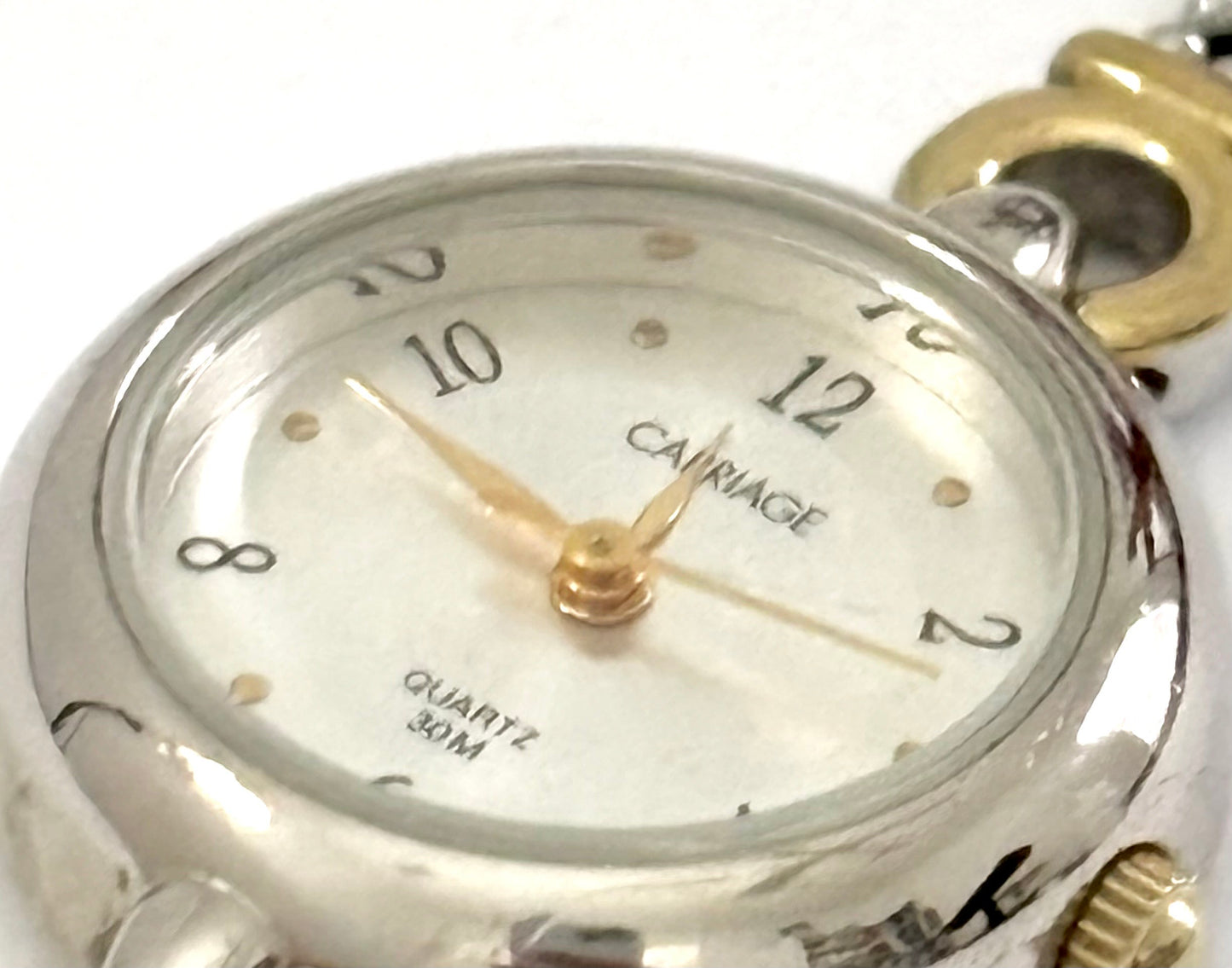 Dainty Dual-Toned silver and Gold Watch