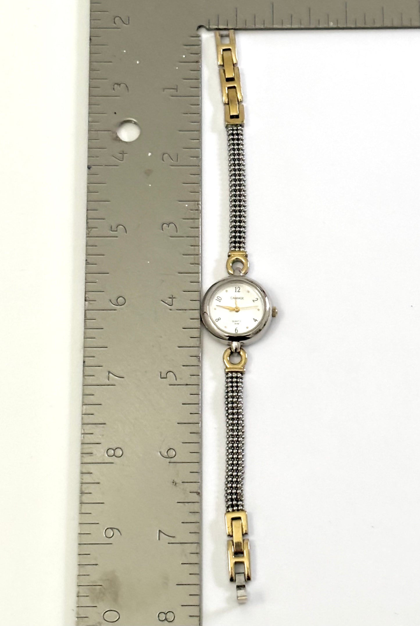 Dainty Dual-Toned silver and Gold Watch