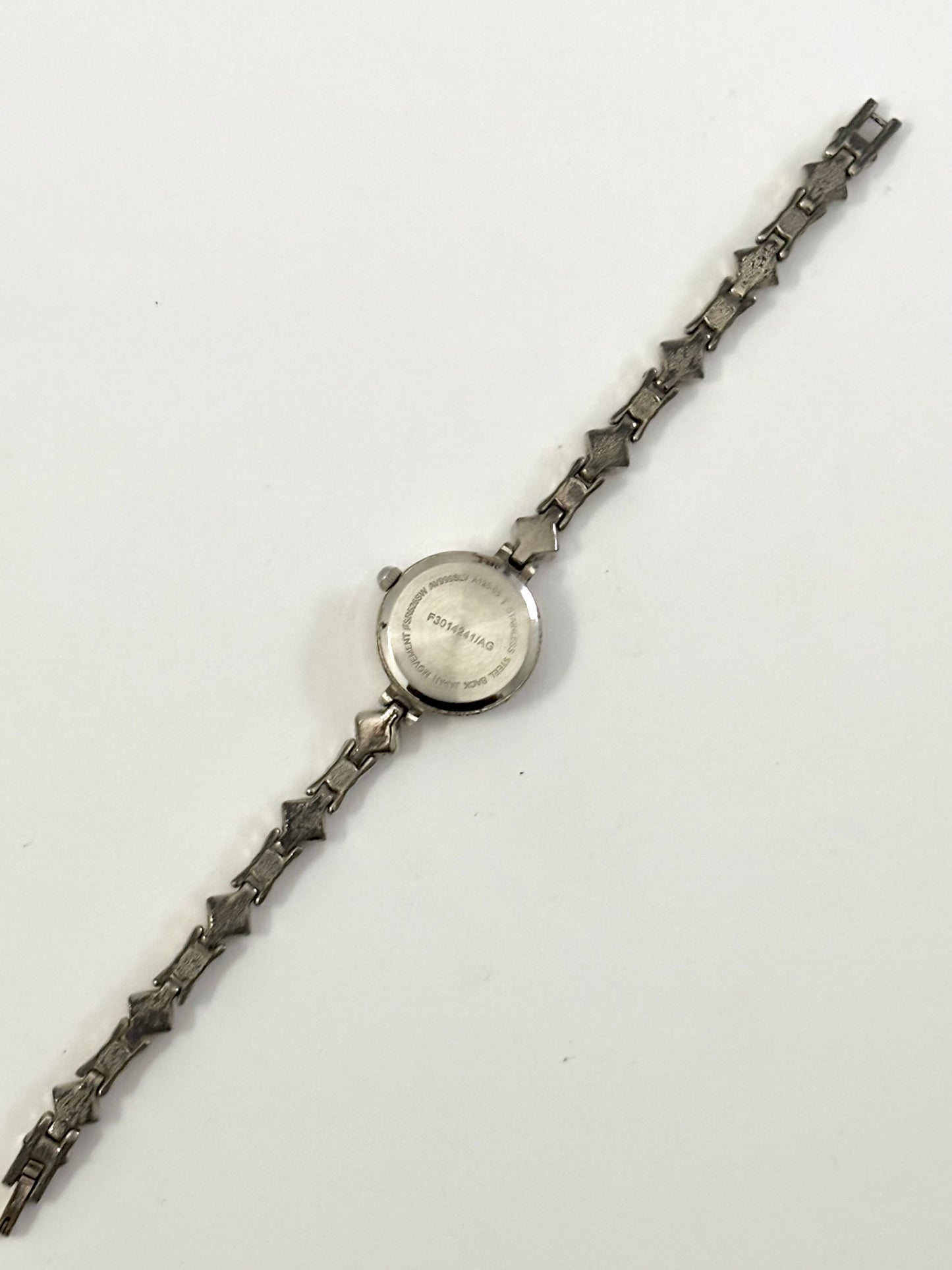 Dainty Vintage Avon Silver and Gemstone Watch