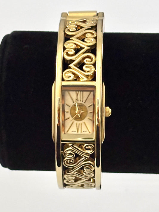 Golden Heart Cuff watch